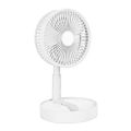 JOYKALY YG-737 Rechargeable Lithium Battery Strong Wind Foldable & Movable Table Fan With Light. 