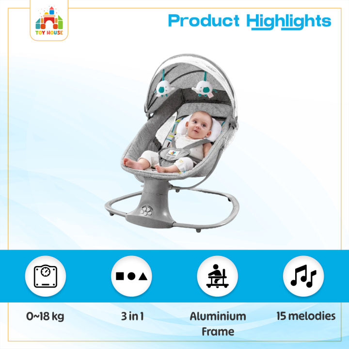 Deluxe%20Multi-Functional%20Remote%20Control%20Bassinet%20New%20born%20to%20Toddlers%20Bouncer%20with%20Vibration%20Rattles%20-%2018%20kg%20-%20Image%208
