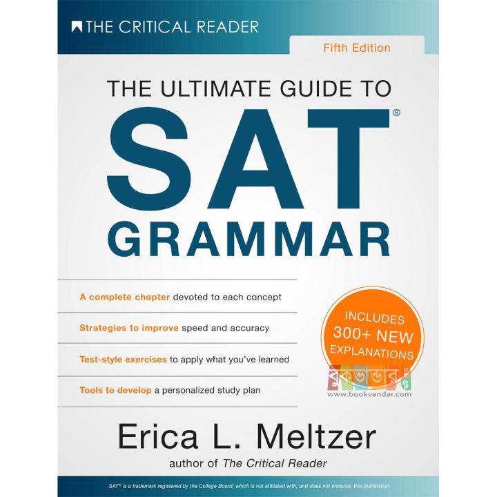 The Ultimate Guide To SAT Grammar By Erica L. Meltzer