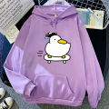 Anime Hololive Skater Shuba Duck Hoodies Cute Cartoon Streetwear Funny Women Spring/Autumn Sweatshirt Kawaii Hoodie Sudaderas. 