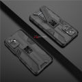 Pluscase for Xiaomi Redmi Note 10 pro 4g kickstand phone case lens protector hard impact-resistant cover.