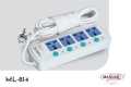 Maxline ML-814 Multiplug 4 Port Extention Socket - Multi Plug. 