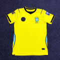 Brazil Home 2026 World cup Half Sleeve premium National Team Football Jersey (Logo Embroidery).