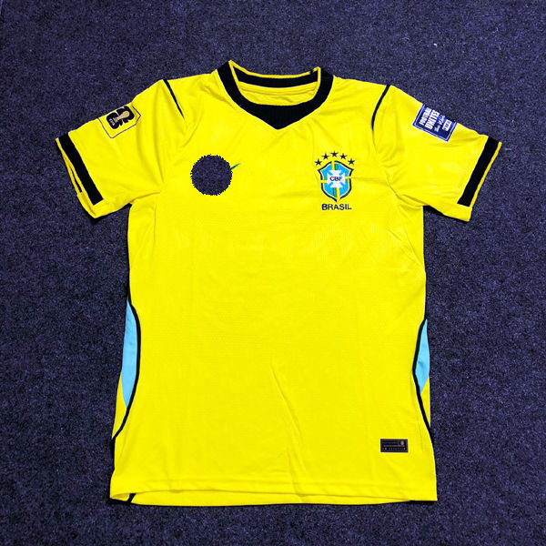 Brazil Home 2026 World cup Half Sleeve premium National Team Football Jersey (Logo Embroidery)