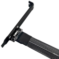 External Extension Cable W/Full-Height Baffle PCIE 4.0 X4 Gen4 M. 2 NVMe to SFF-8611/8612 Adapter OCuLink Graphics Card. 