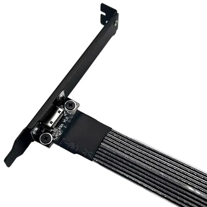 External%20Extension%20Cable%20W/Full-Height%20Baffle%20PCIE%204.0%20X4%20Gen4%20M.%202%20NVMe%20to%20SFF-8611/8612%20Adapter%20OCuLink%20Graphics%20Card%20-%20Image%205