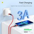 USB Cable For iPhone 14 13 12 11 Pro Max Xs X XR 8 7 6 6s Plus SE 2 Apple iPad 3A Fast Charging Data Cord Charger Long Wire 3m. 
