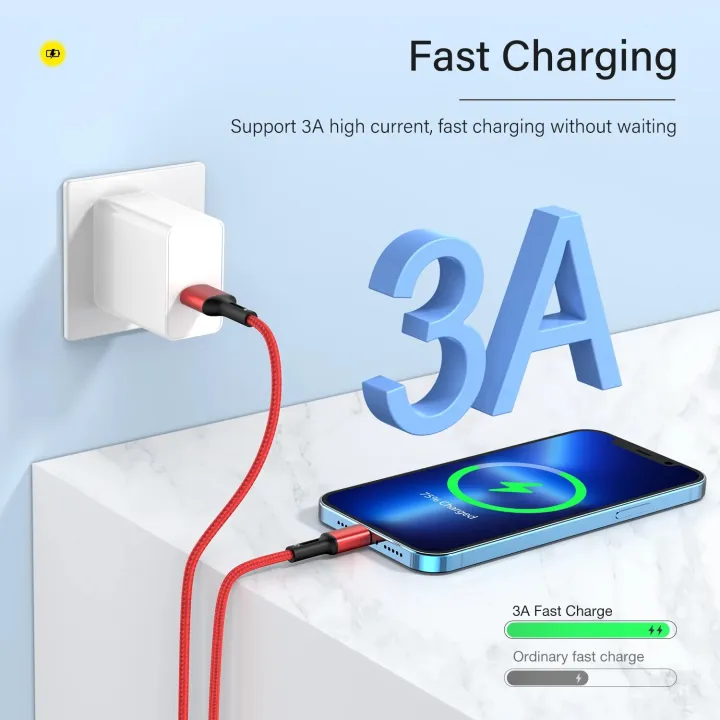 USB%20Cable%20For%20iPhone%2014%2013%2012%2011%20Pro%20Max%20Xs%20X%20XR%208%207%206%206s%20Plus%20SE%202%20Apple%20iPad%203A%20Fast%20Charging%20Data%20Cord%20Charger%20Long%20Wire%203m%20-%20Image%202