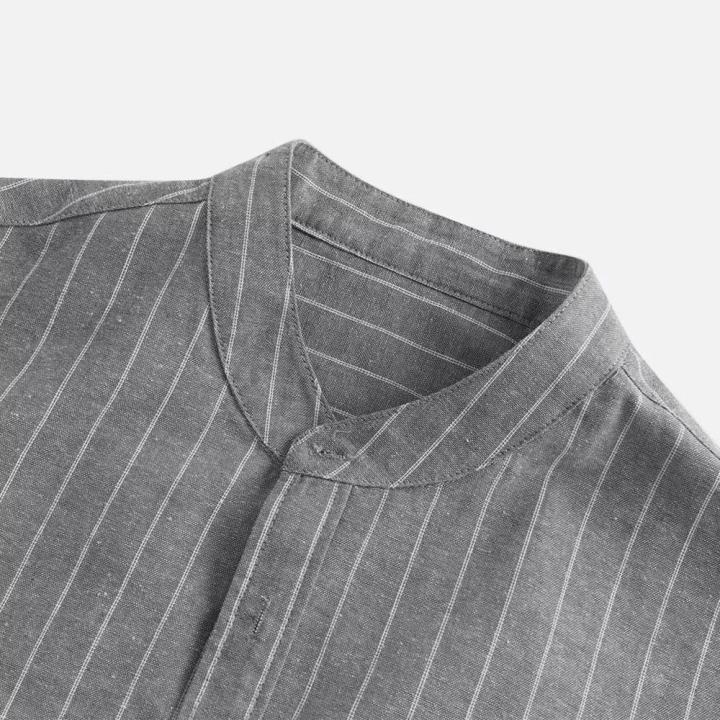 Pullover%20Style%20Men's%20Tops%20Soft%20Texture%203/4%20Sleeve%20Printed%20Design%20Striped%20Shirt%20Breathable%20Fabric%20Loose%20Fit%20Sleeve%20Shirt%20for%20%20Wear%20Streetwear%20%20Males%20Casual%20Outing%20Fashion%20Statement%20-%20Image%208