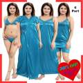6 Part Indian Best Quality Night Dress for Women - Comfortable and  Nighty. 