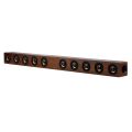 Soundbar for TV Wooden Subwoofer Bluetooth Speakers Home Theater 2.1 HiFi Stereo 3D Surround with Optical Coaxial Remote Control.