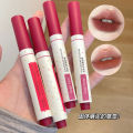 KH C Gege Bear Plays With Color Art Color Lip Mud Pen Matte Velvet Matte Lipstick White Makeup Is Not Easy To Touch The Cup Lip Gloss.