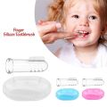 Soft Silicone Finger Toothbrush Teeth Rubber Massager For Baby. 