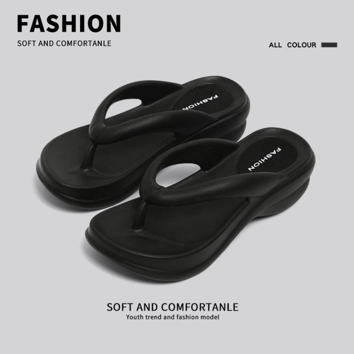 Flip%20Flops%20for%20Women2023Summer%20Wear%20Thick%20Bottom%20Height%20Increasing%20Non-Slip%20Non-Stinky%20Feet%20Sandals%20Simple%20Soft%20Bottom%20Casual%20Beach%20Shoes%20-%20Image%204