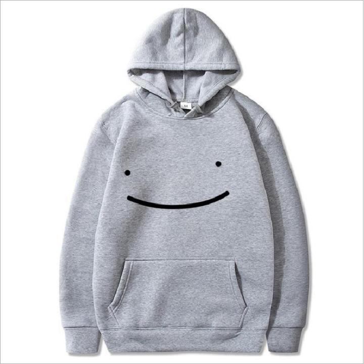Dream Merch Men's Hoodies Smiley Face Harajuku Pullover