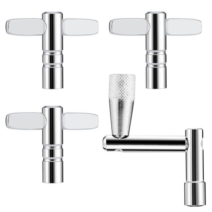 Drum Key 3-Pack with Continuous Motion Speed Key Universal Drum Tuning Key