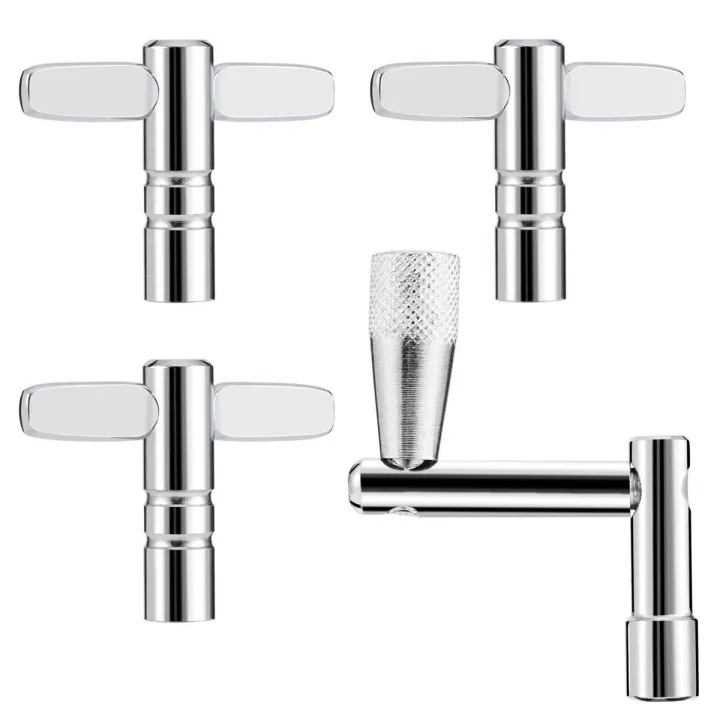 Drum Key 3-Pack with Continuous Motion Speed Key Universal Drum Tuning Key