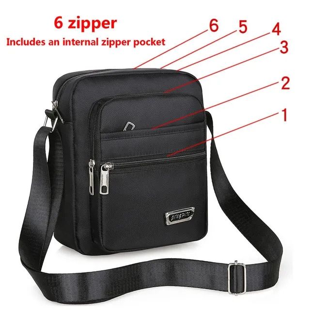 Brand New Men Crossbody Bags Male Nylon Shoulder Bags Boy Messenger Bags Man Handbags for Travel Casual Large Satchel sling bag