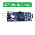 LDR MODULE Sensor 3 Pin Leads DC 3.3-5V Photoresistor Photo Cell Light Dependent Resistor LDR Sensor For Night Light Street Light Sensor Automatic Headlight Dimmer Control Photo Light Sensitive Resistor.