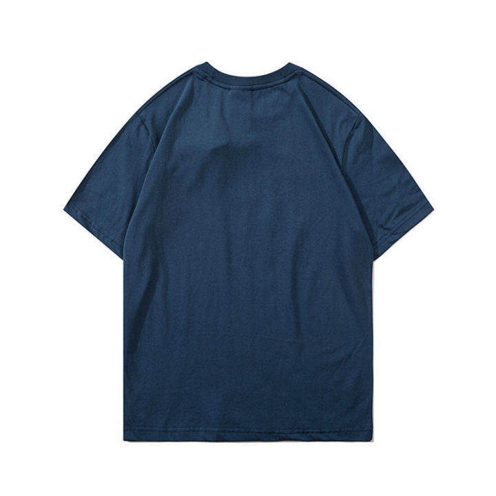 Kahart%20Classic%20Embroidery%20Small%20Icon%20Pocket%20Men%20and%20Women%20Students%20Loose%20Pure%20Cotton%20CoupleTT-shirt%20-%20Image%204