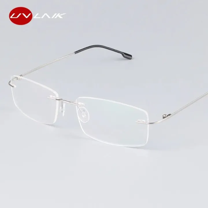 UVLAIK%20Classic%20Mens%20Pure%20Titanium%20Rimless%20Glasses%20Frames%20Myopia%20Optical%20Frame%20Ultra-light%20Titanium%20Frameless%20Eyeglasses%20Frame%20-%20Image%203