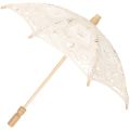 Embroidery Lace Umbrella Umbrellas for Rain Decorative Silk Cloth Fancy Parasols Girl Wood Girls Bride Kids.