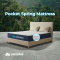 Paradise Pocket Springs Mattress | Premium Hotel Experience in Home | Breathable Bamboo Fabric | 10 Year Warranty | 12 Inch Bed Mattress. 