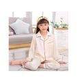 Luxurious Comfort: Kids Pure Silk Charmeuse Pajama Set for boys and girls. 
