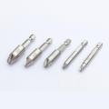Flying tool screw extractor wood screw iron screw sliding tooth broken head removal high speed steel broken wire removal tool White 5 broken head screw extractor. 
