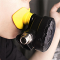 1 PCS Moldable Silicone Diving Bite Mouthpiece Water Snorkelling Valve Breathing Yellow. 