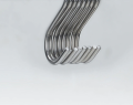 5 pcs S-hooks for Hanging Flower Pot Holder Kitchen Utensils Clothes Bags Towels Plant Hooks for kitchen.