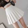 Women Micro Skirt Plaid Pleated Skirt Black Mini Skirts Women Summer Winter High Waist Pink White Tennis Skirt Y2k Goth.
