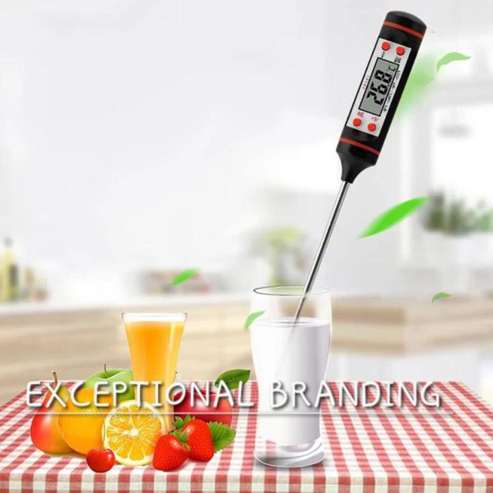 Digital Kitchen Thermometer Barbecue Water Oil Cooking Meat Food Thermometers 304 Stainless Steel Probe Tools