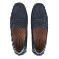 Maverick Navy Leather Shoe  for Men. 