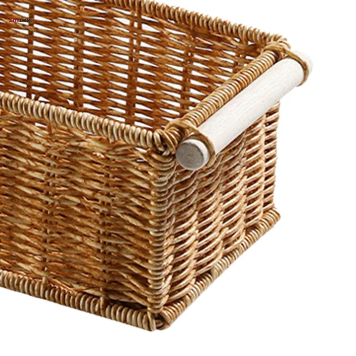 Imitation%20Rattan%20Storage%20Basket%20Woven%20Baskets%20for%20Coffee%20Table%20Bathroom%20Home%20-%20Image%209