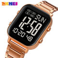 SKMEI Genuine Men's Electric Watch Life Waterproof Stainless Steel Watch Clock EL Luminous Countdown Double Time 2259. 