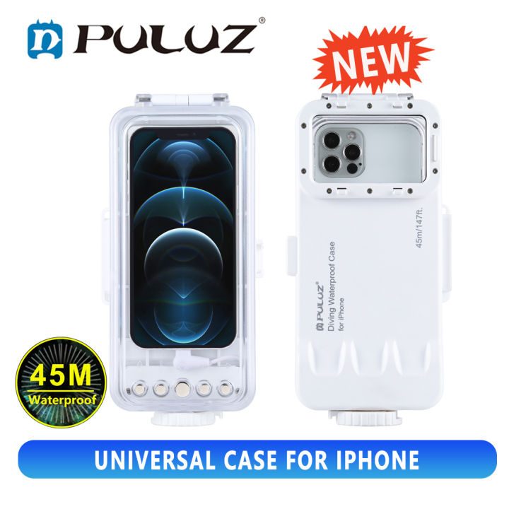 PULUZ 45m Waterproof Diving Housing Photo Video Taking Underwater