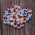 50Pcs Charm Bead European Carved Spacer Beads For Jewelry Bracelet Findings.