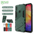 Lenuo Punk-Casing For Xiaomi Redmi Note 7 / Redmi Note 7 Pro Back Cover Eight-Color Anti-Fall And Anti-Slip Phone Bracket Lens Protection Cover Lovers Case. 