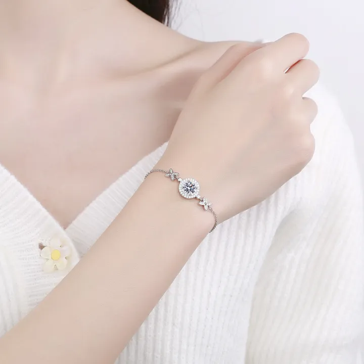 Butterflykiss%20Luxury%20Bracelets%20For%20Women%20Bowknot%201CT%20Moissanite%20Bracelet%20On%20Hand%20Lady%20925%20Sterling%20Silver%20Fine%20Jewelry%20For%20Girls%20-%20Image%206