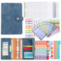 A6 Money Budget Plan Flipchart 12 Zipper Envelope Cash Envelope Budget Flipchart Set Daily Planner Money Binder. 