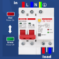 RCD RCCB Residual Current Circuit Breaker 30mA Earth leakage Lightning Protection Surge Protector SPD 20KA10A 16A 32A 63A 40A.