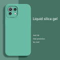 Olige Case For Xiaomi Mi 11 Lite 5G NE Liquid Silicone Matte Shockproof Soft Phone Back Cover. 