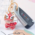 Creative Gift Style KIRIN Car Key Ring Pendant Dance Alloy Cartoon Small Dance. 