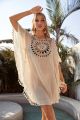 2022 Sunflower Bikini Cover Up Swimsuit Beach Dress Women 2021 Summer Bathing Suit Beachwear Shirt.