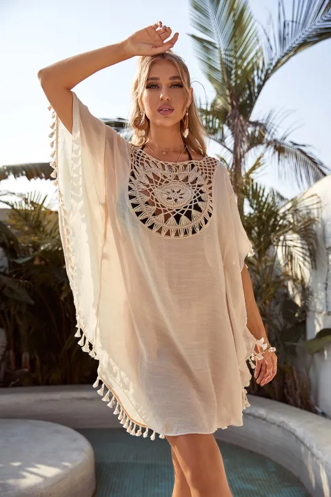 2022%20Sunflower%20Bikini%20Cover%20Up%20Swimsuit%20Beach%20Dress%20Women%202021%20Summer%20Bathing%20Suit%20Beachwear%20Shirt%20-%20Image%203