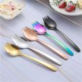 2 1 Cream Ice Camping Scoop Salad Picnic Noodles Fork Steel Spork In. 