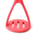 2x New Silicone Potato Pressure Mud Mashed Potato Pressed Masher for Sweet Fruit Family Hotel Restaurant Use Red & Gray. 