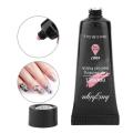 (NEW)UV Gel Poly Gel Painless Nail Builder Extension Polygels Acrylic Nail Art UV Tips Glue (Flesh).
