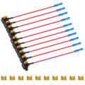 SL 12V Blade Fuse Tap With 5 Amp Low Profile Mini Blade Fuse Automotive Add-a-Circuit Fuse Adapter 10 Pack.